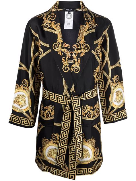 versace silk robes.